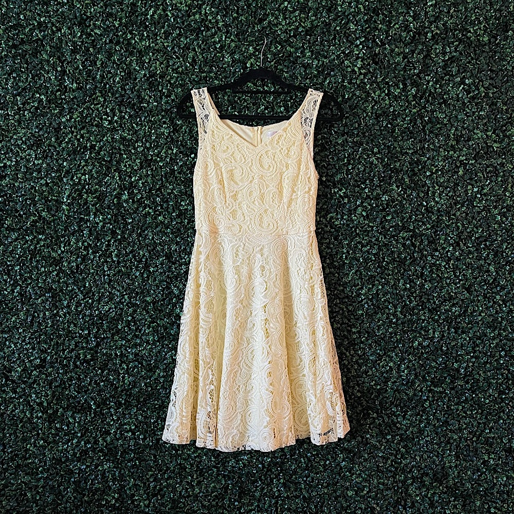 Yellow Lace Dress